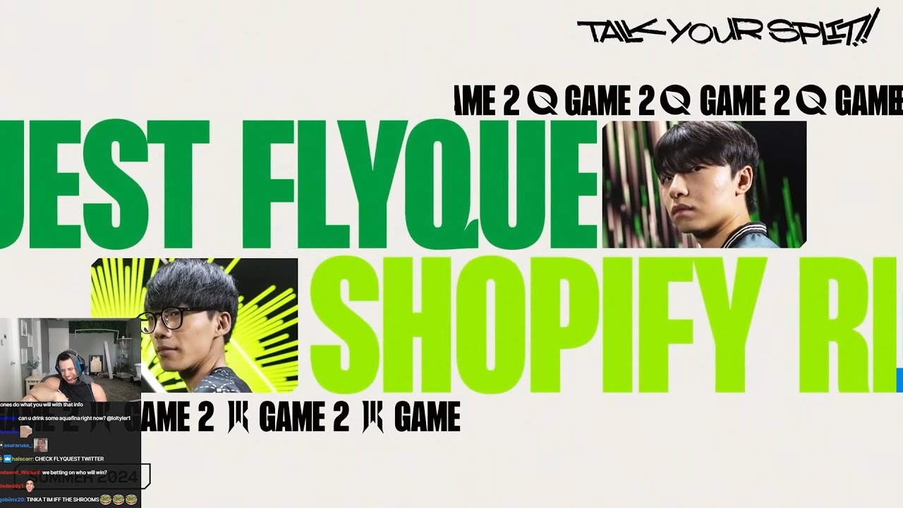 TYLER1 CO-STREAMS FLYQUEST VS SHOPIFY | LCS 2024 SUMMER - WEEK 6