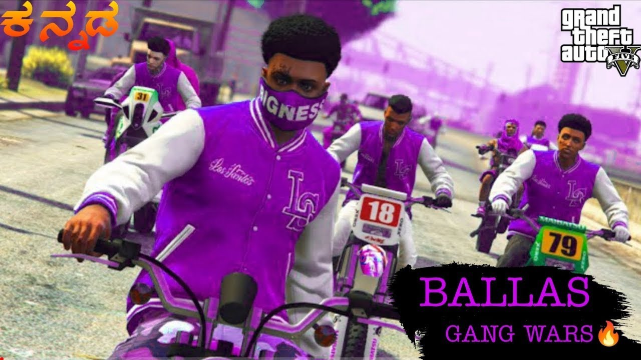 The Biggest Gang War in GTA 5 BALLAS vs BLOODS gang war ? GTARP 