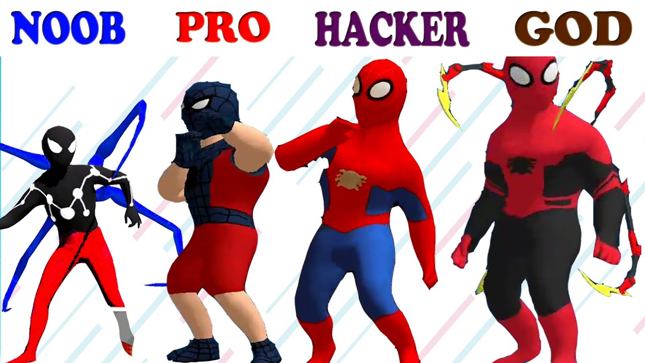 NOOB vs PRO vs HACKER vs GOD in Blob N Giant vs Superhero Run Gameplay - Part Pro