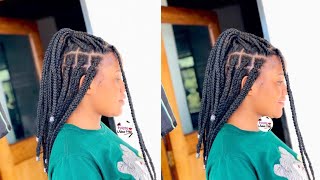 Jinsi ya kusuka VIBUTU VYA NJIA TATU KUANZIA CHINI |Braids tutorial