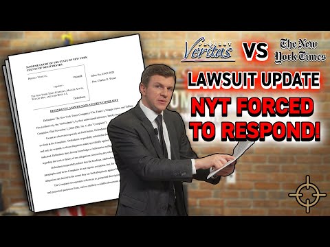 LEGAL UPDATE: NYT FORCED by court to ANSWER Veritas's defamation allegations, STUNNING Admissions