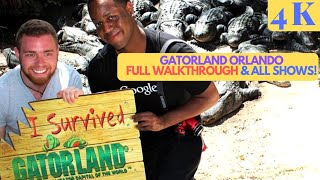 [4k]EVERYTHING at Gatorland Orlando Full Walkthrough & All Shows
