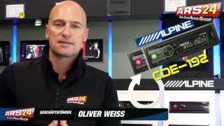 Alpine CDE-192 car radio with USB -Review- ARS24