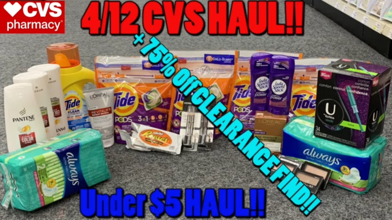  UNDER 5 CVS Haul 4 12 Amazing Moneymakers CVS Deals This Week 