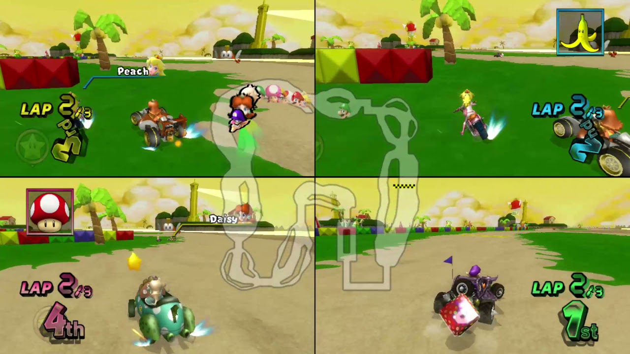 Mario Kart Wii Custom Tracks ✦ 4 Players 