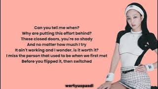JENNIE & ROSE - Two Faced (Lyrics)