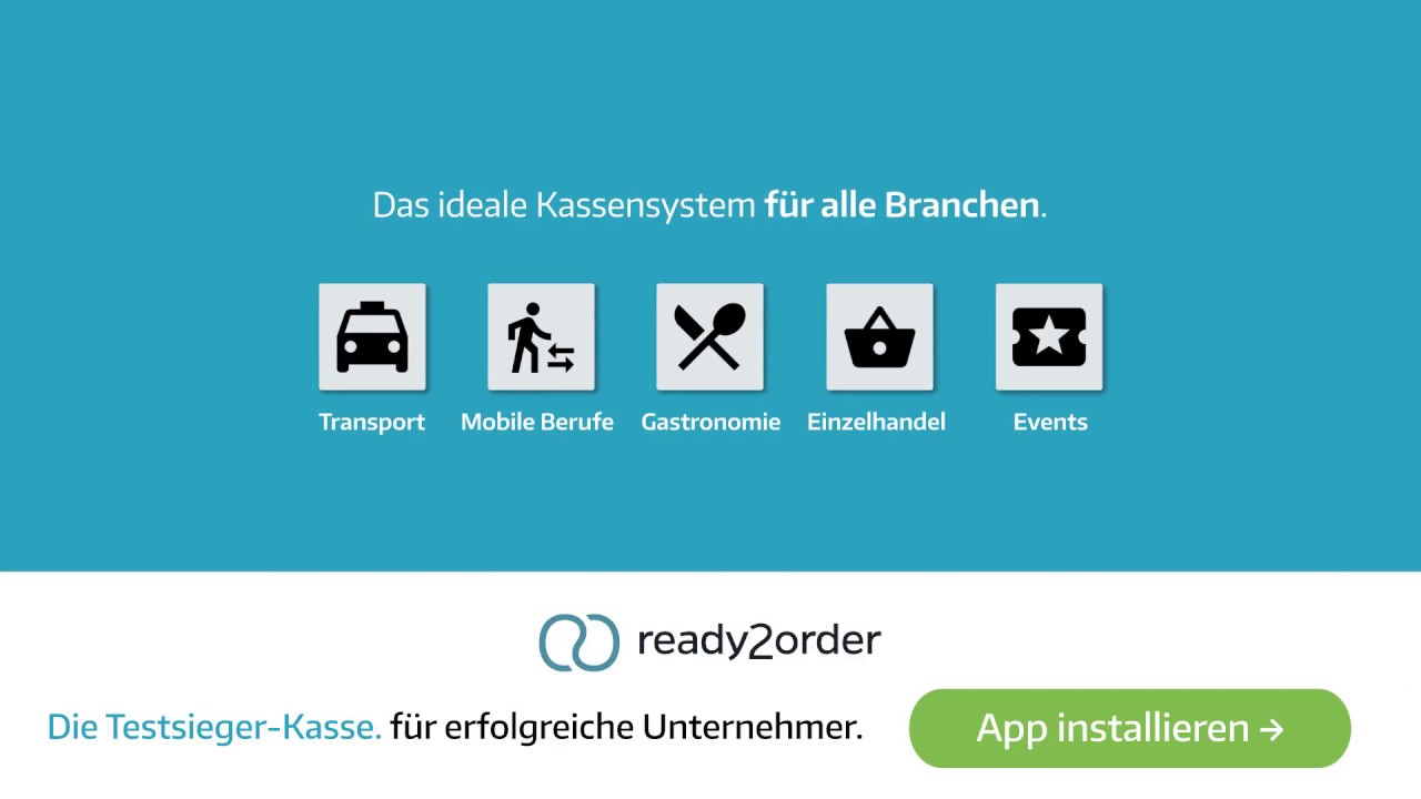 New Update Die Testsiegerkasse für alle Branchen | ready2order