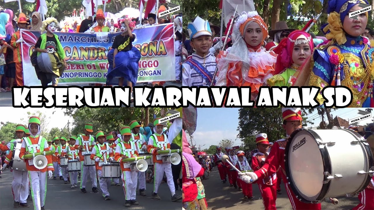 Drum Band Anak SD/MI Karnaval Wonopringgo pekalongan HUT RI 73