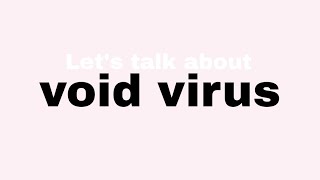 Let's talk about void virus... #roblox