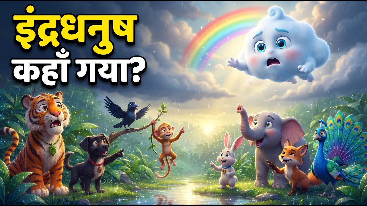 आनंदवन कहानी: Babalu और खोया हुआ इंद्रधनुष 🌈☁️ | Anandvan Ep. 26