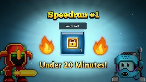 Getting First WL! - Speedrun | Pixel Worlds