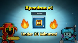 Getting First WL! - Speedrun | Pixel Worlds