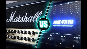Marshall vs Axe-Fx 3 -GEAR BATTLE
