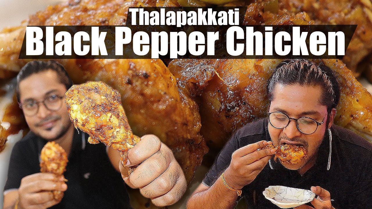 How to make Dindigul Thalapakkati Style Black Pepper Chicken Homemade YouTube