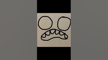 Drawing Animation Test Part 1: Facial Expressions #shorts #animation