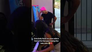 Extra Emily Just Flexed Her Piano Skills Hard On Ron .