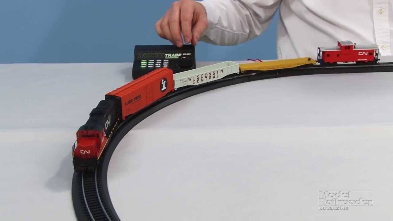  run a Walthers Trainline Railtech model railroad train set - YouTube