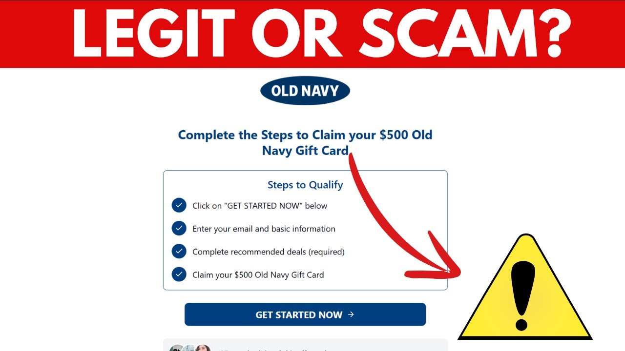 Navyreview.com Review – Is the $500 Old Navy Gift Card Legit or Scam?