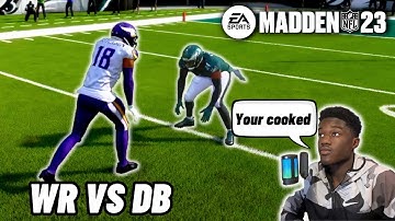 HOW TO SET UP/PLAY WR VS DB 1V1 TUTORIAL IN MADDEN 23!