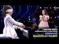 Românii Au Talent 2022: SEMIFINALA 1 | Martina Meola a cântat la pian legată la ochi!