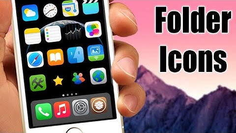 FolderIcons (iOS 8) - iOS 8 Jailbreak Cydia Tweak