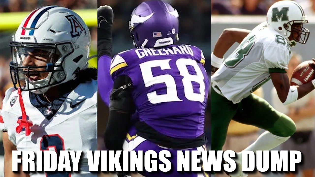 Minnesota Vikings News Dump (3.27.2026) | STUUUUKES! Greenard? Moss Pro Day Minnesota Vikings News Dump (3.27.2026) | STUUUUKES! Greenard? Moss Pro Day