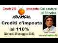 Arancia TV - 28 maggio 2020 - Crediti d'imposta al 110% - Fabio Conditi