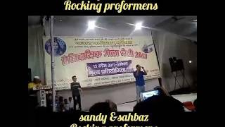 Gola chayti mela 2017 Tu cheez badi hai mast song Rocking praformens by sandy sir amp sahbaz sir