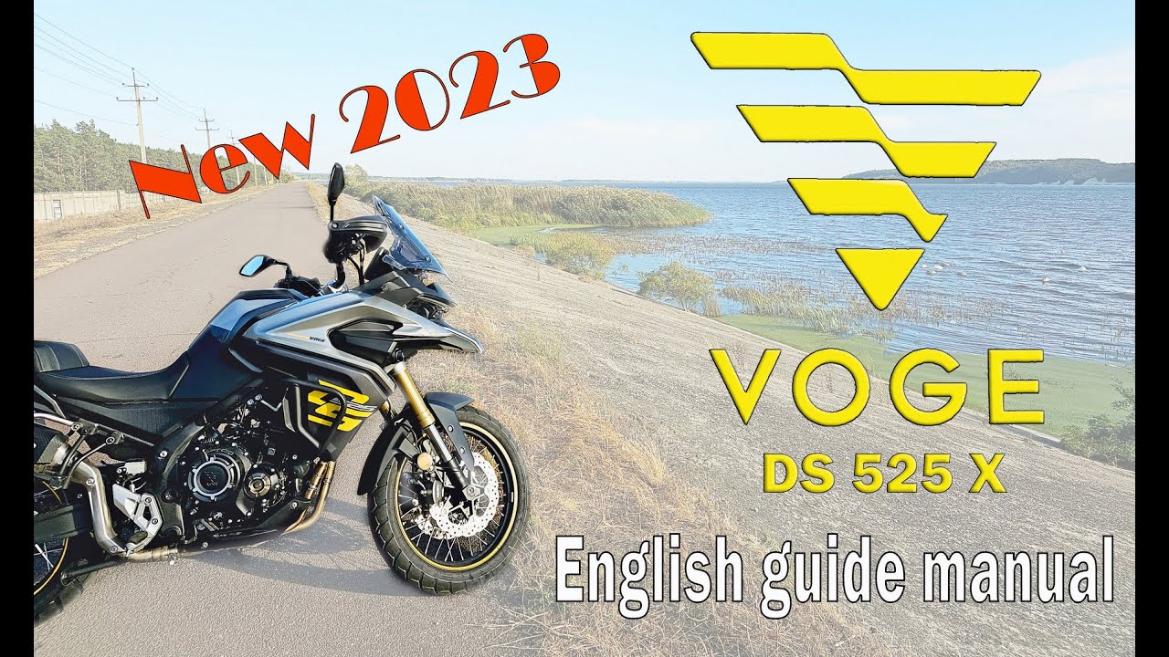 Voge ds 525 x guide manual in English YouTube