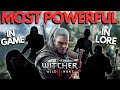 Ranking The Most POWERFUL Characters in the Witcher 3...