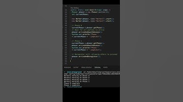 Using Java Phaser for Synchronization in Multithreaded Programming