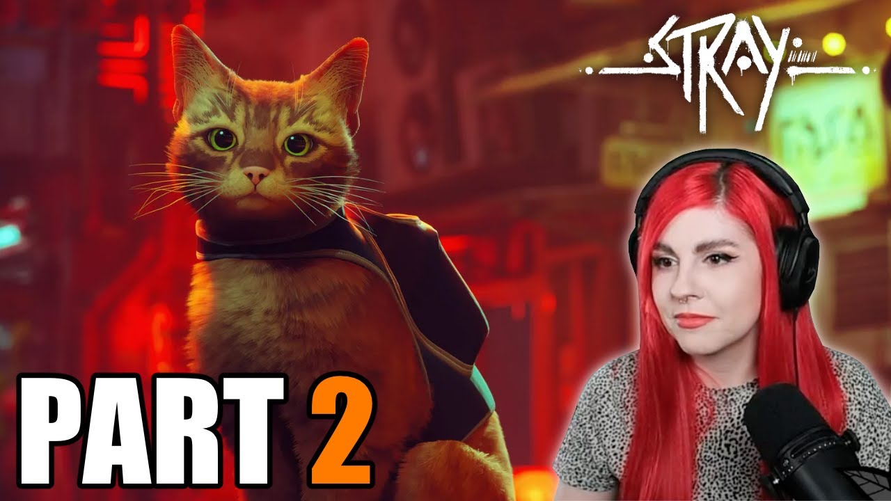 Stray First Playthrough with CAT CAM 🐱 Day 2 FINALE YouTube
