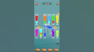 Water color sort level 1711 #androidgameplay #watersortpuzzle #shorts