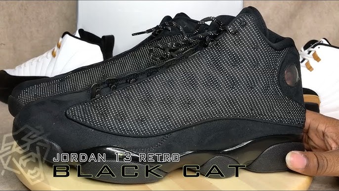Another Look At The Air Jordan 13 Black Cat •