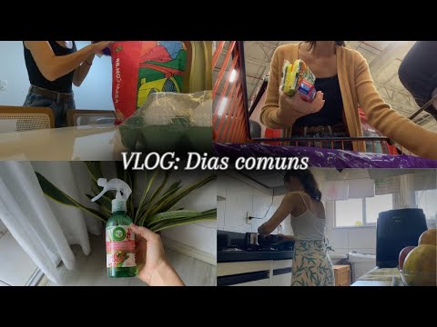 Vlog de uma vida comum como dona de casa 🏡 | compras de mercado + limpeza do lar.