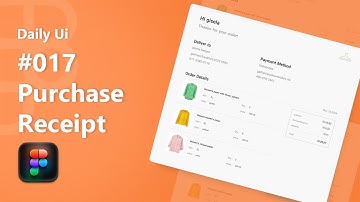 Daily UI Design Challenge | Day - 17 |  Purchase Receipt