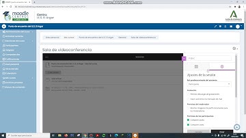 Videoconferencia moodle