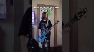 What would you guys rank my playing? #fypシ #bassguitar #basscover #bassist #bassguitarist #music
