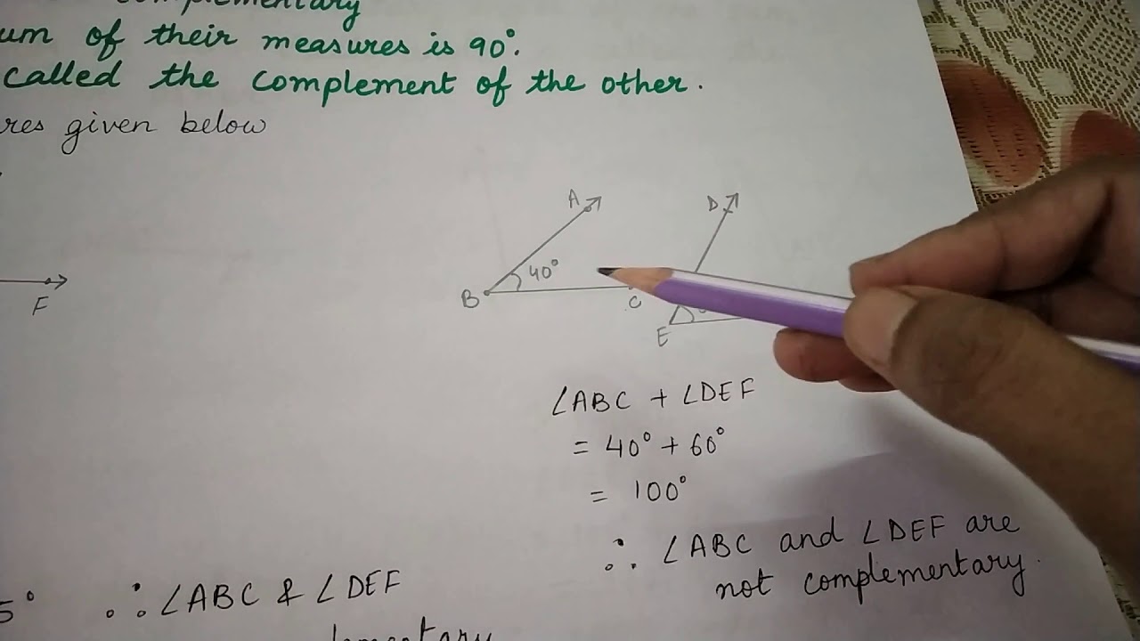 CLASS 7 MATHEMATICS CHAP-5 LINES AND ANGLES PART 1 - YouTube