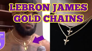 How to Layer like LEBRON! Lebron James gold chain setup review.