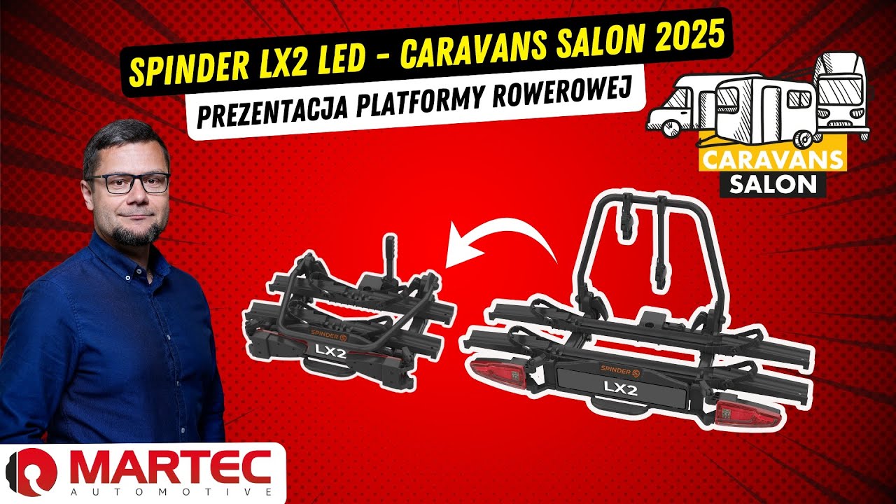 Caravans Salon 2025 - prezentacja platformy Spinder LX2 LED