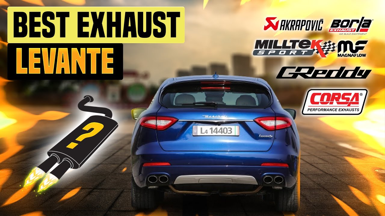 Maserati Levante Exhaust Sound🔥Fabspeed,Fi Exhaust,iPe,TNEER,Tubi Style,Forza,Larini,Supersprint