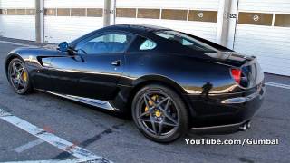 A while ago ferrari club holland was present at circuit park zandvoort
where i recorded two very nice 599 gtb fiorano's. the colors are
called grigio...