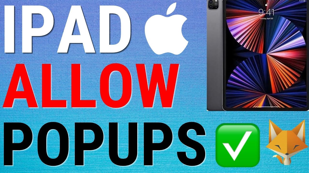 How To Pop Ups On iPad - YouTube