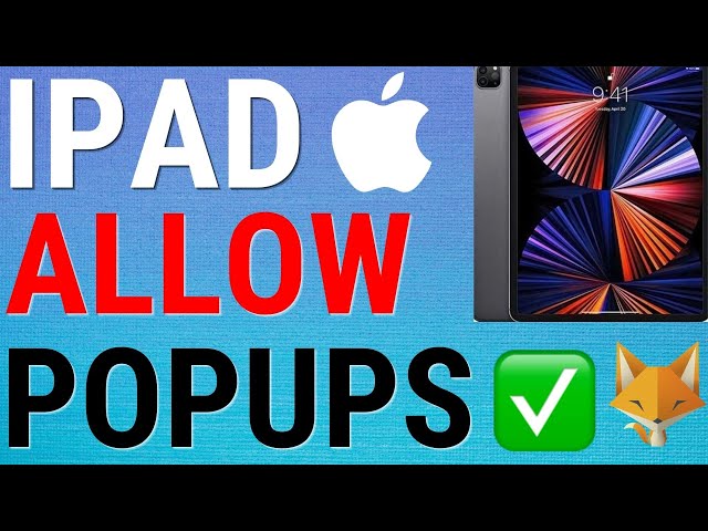 How To Pop Ups On iPad - YouTube