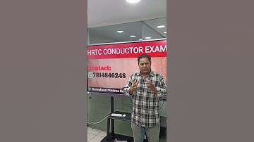 Contact No. For HRTC Conductor Exam - 7814846248