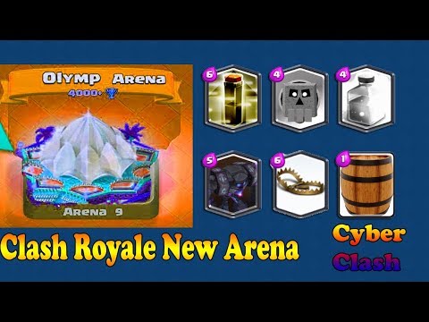 Clash Royale New Arena And New Cards/ქლეშ როიალის ახალი არენა და ქარდები.