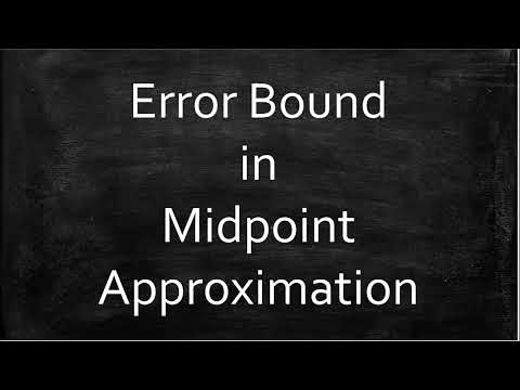 Error Bound in