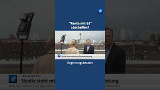 Aus Fr rente Mit 63 Wrde Milliarden Sparen tagesschau nachrichten rente frhrente