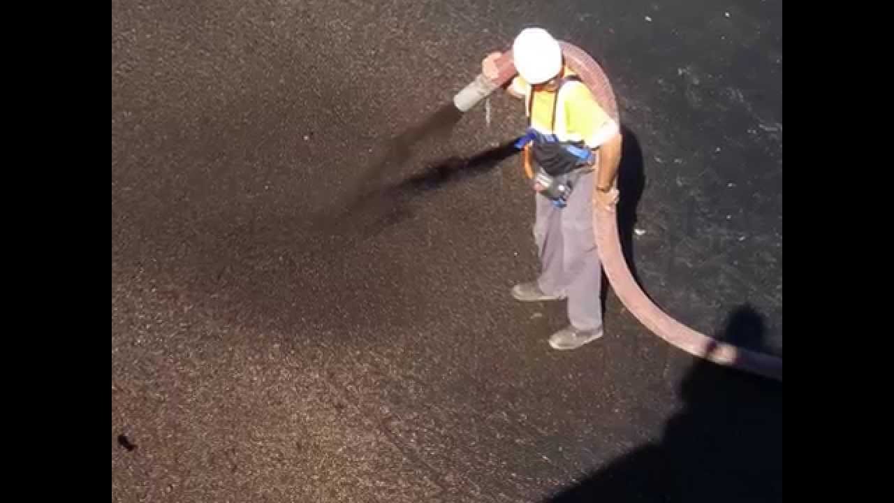 Hermanns Contracting Limited - Rooftop Soil Installation - Blower Truck